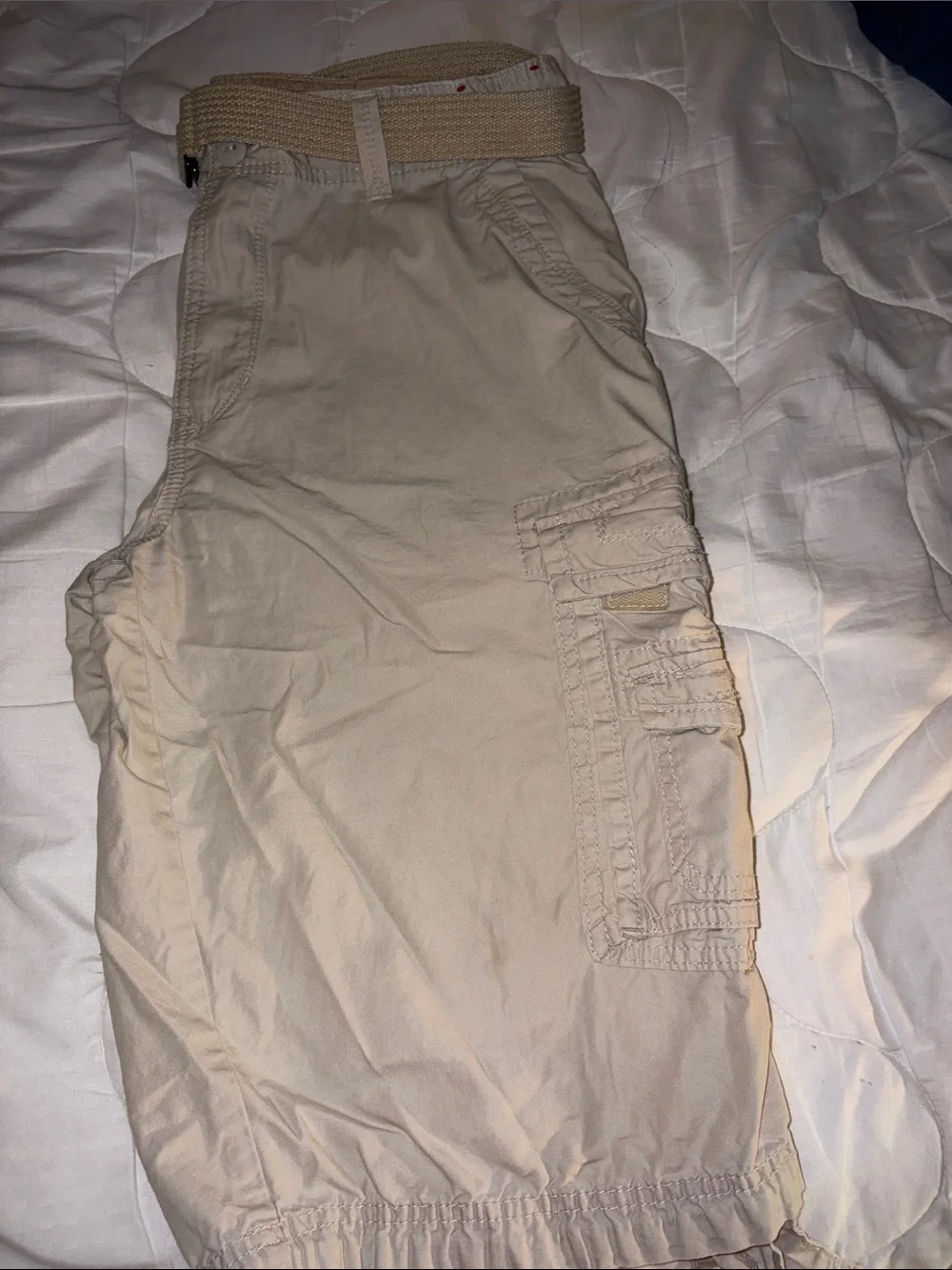 Men's Black Cargo Shorts with Utility Pockets by